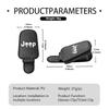 AKI2  For Jeep Fashion Car Sun Visor Glasses Clip Eyeglasses Storage Holder Cherokee Patriot Liberty Wrangler JK JL Commander