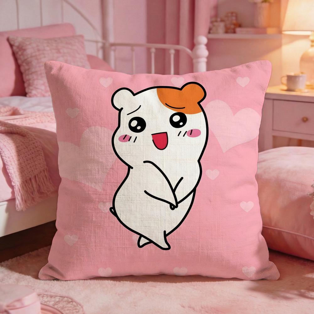 Oruchuban Ebichu Cushion Cover Premium Comfort Reversible Pillow Cove Two In One Design For Any Room Car Interior