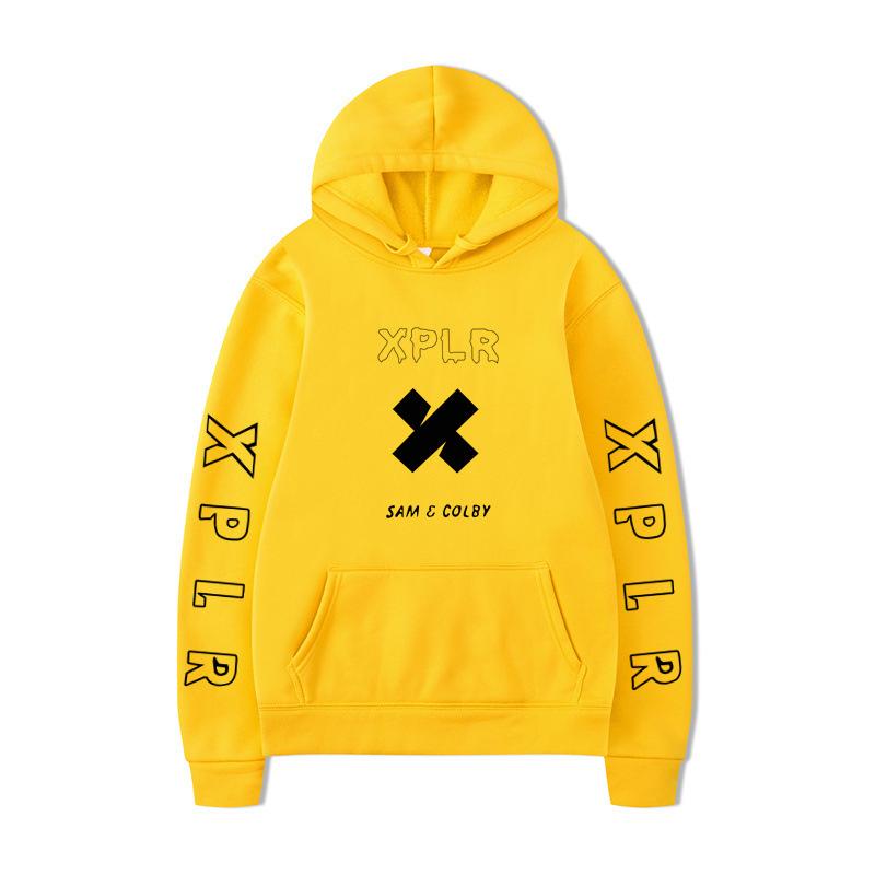 Autumn Winter Sam and Colby Printed Men's Hoodie Brand Hoody Clothes Vintage Fashion Casual Unisex Long Sleeve Pullovers