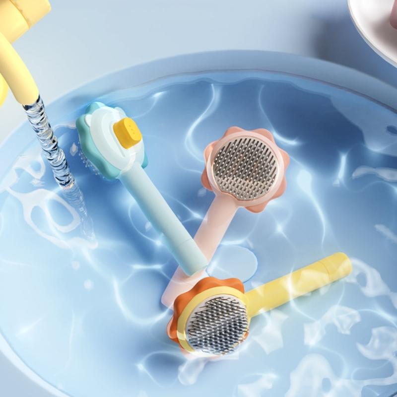 Cats Grooming Brush Comb for Remove Loose Hair Dematting Deshedding Brush Massaging Brush Rake Comb Deshedding Tool