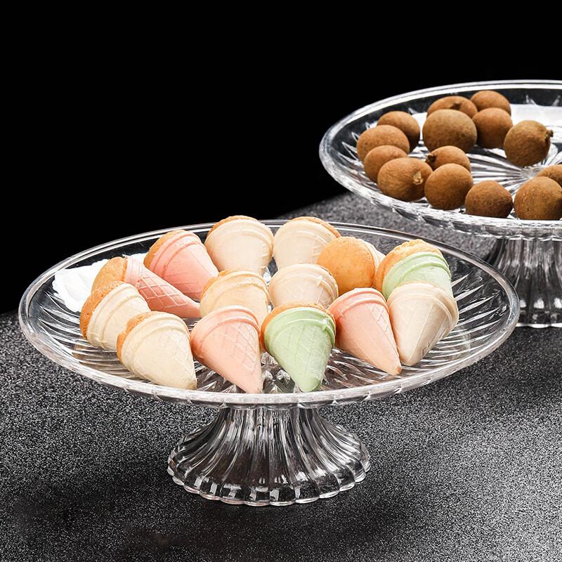 Jingqingfu Transparent Acrylic Drop-Resistant Serving Plate