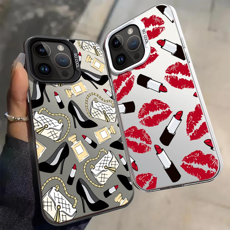Чехол для iPhone 17 Pro Max 12 14 XR 15 Plus 16 XS 13 Pro Air 11 Задняя крышка телефона Модный узор
