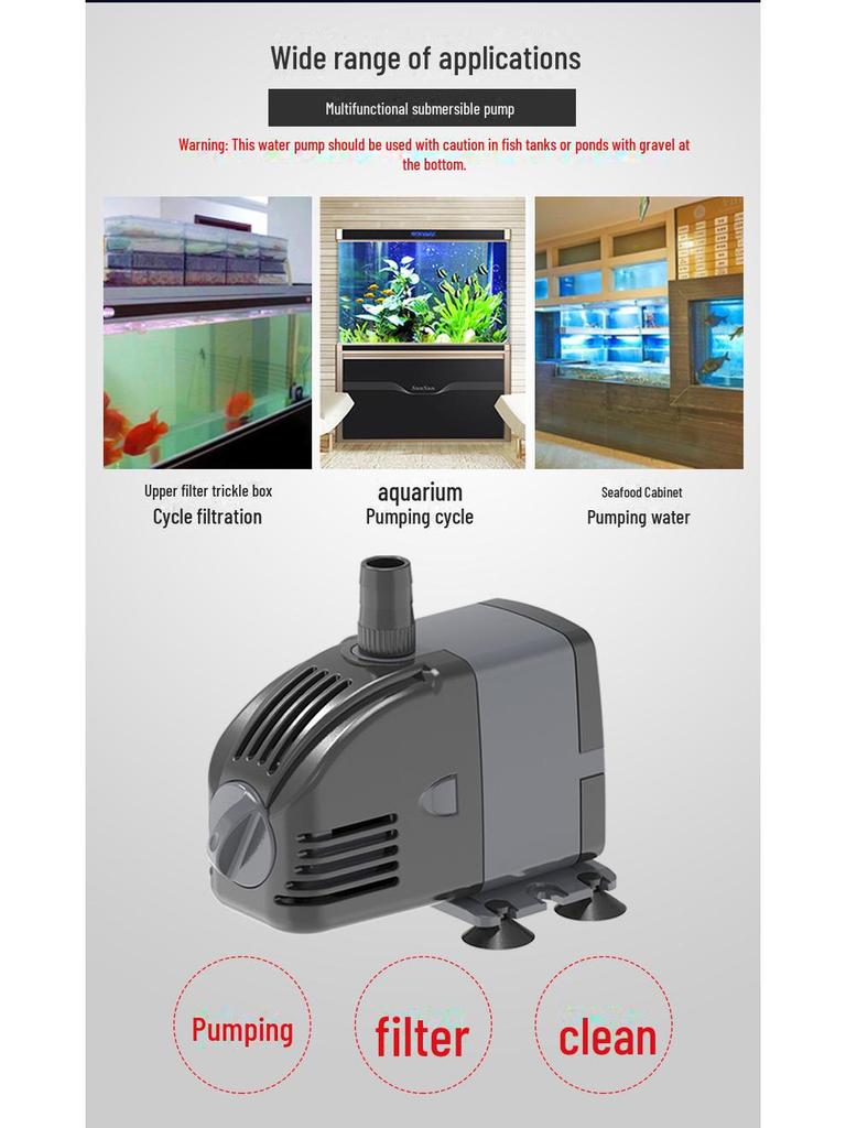 Регулируемый погружной насос Jialu для аквариумов и небольших водоемов