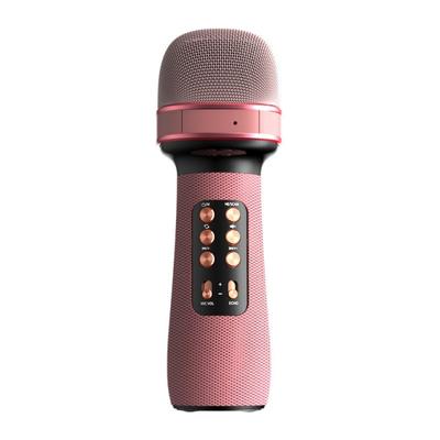 Ручной микрофон с Bluetooth, беспроводной караоке, двойной динамик, конденсаторный микрофон, плеер, пение для IOS, Android, Smart TV