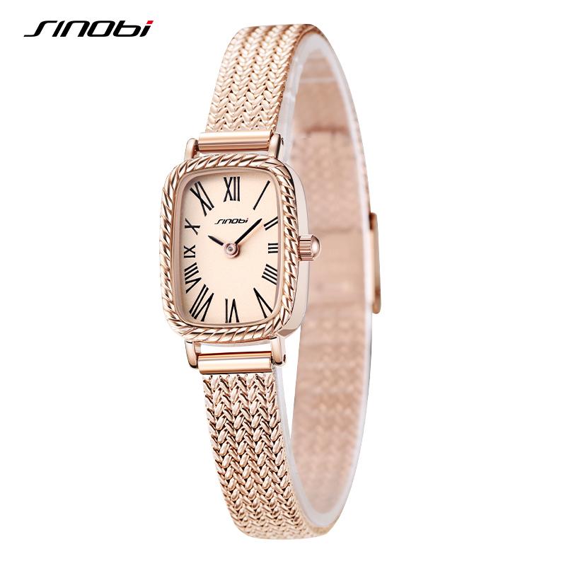 Новое поступление Sinobi, женские часы, модный дизайн, женские кварцевые наручные часы, элегантные женские подарки, часы, топ, роскошный бренд HM
