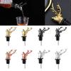 Party Supplies Christmas Ornament Unique Stag Deer Head Bottle Stoppers Wine Aerators  Wine Pourer