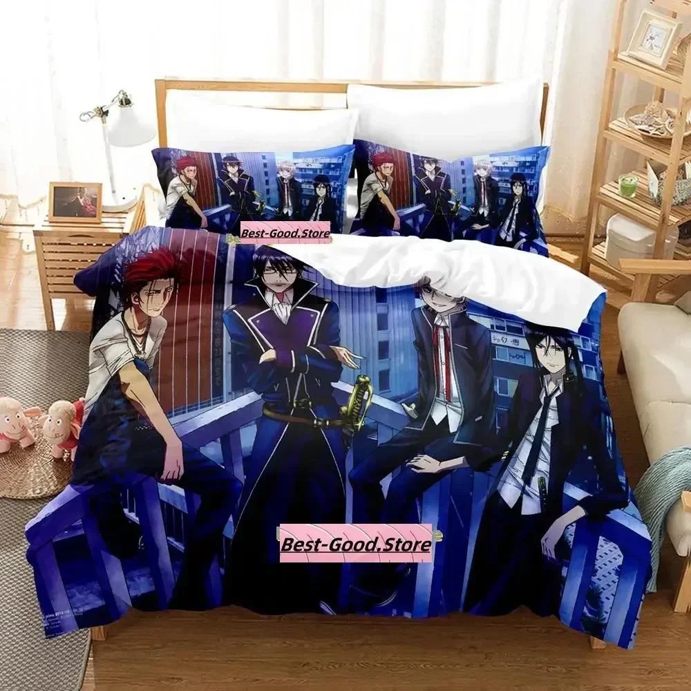 3D Новый проект K Микото Суо Нет Крови! Без косточки! Никакого пепла! Постельное белье с принтом с наволочкой Покрывало для кровати Двуспальное Queen Super King