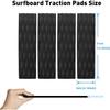 4 шт. Коврики для сцепления с доской для серфинга, Коврики для сцепления с декой доски для серфинга, Нескользящий коврик для деки, Замена, Аксессуар для серфинга