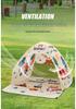 Kids' Quick-Open Beach Tent: Folding, Ultra-Portable Outdoor Camping Gear