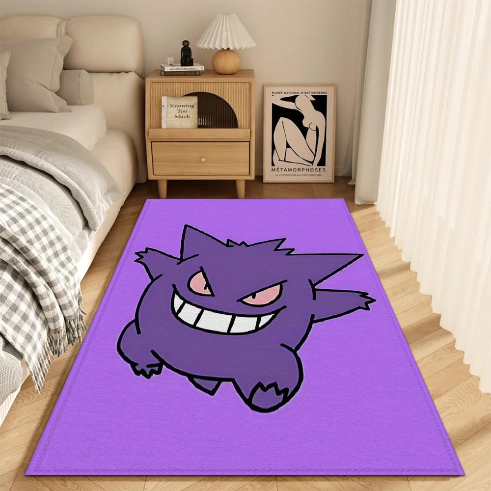 Fashion Entrance Mat Living Room P-Pokemon Rugs Decoration G-gengar Bedroom Carpet for Kitchen Balcony Doormat Front Door Bath