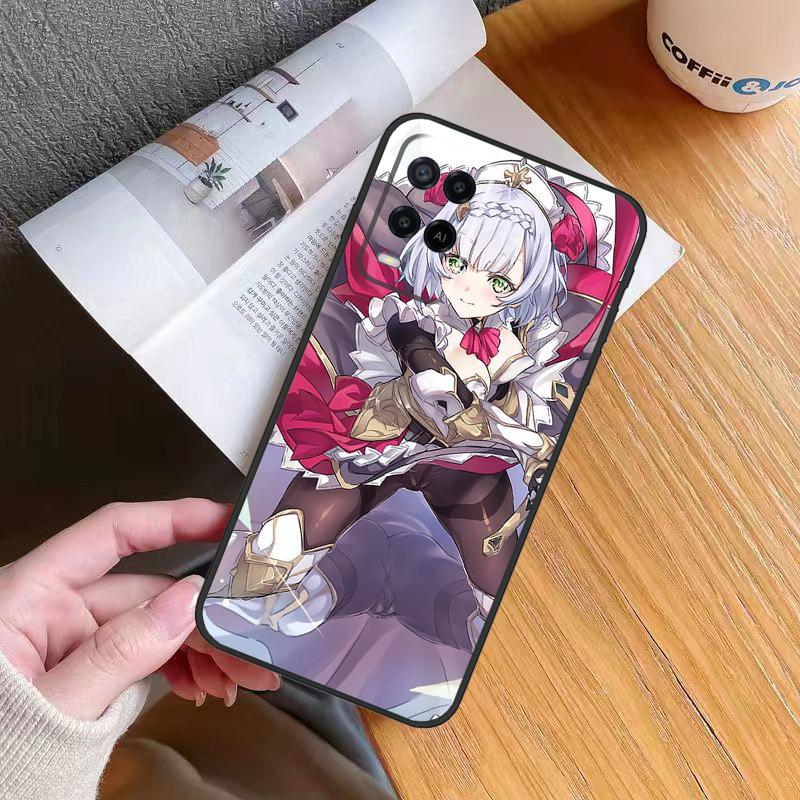 Чехол Noelle Genshin Impact для Oppo A18 A38 A74 A94 A54 A58 A78 A98 A80 A60 A40 A96 A76 A16 A15 A17 A57 A5 A6 Pro