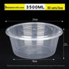 Одноразовые прозрачные круглые контейнеры для приготовления еды