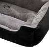 Plush Pet Mat for Sleeping Rectangular Cat Bed, Cozy Lounge Anti-slip Bottom, Bed with Bottom Washable Couch Indoor Cats Small Dogs Puppies Orthopedic