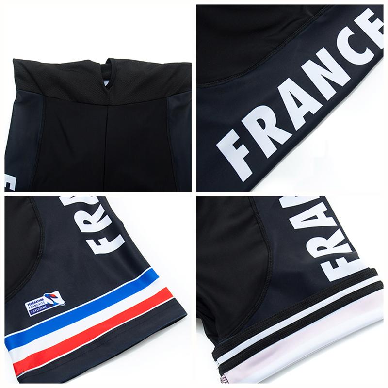 Team France Cycling Bib Sets MTB Uniform Summer Road Bike Jerseys Bicycle Clothing Men's Short Sleeve Maillot Racing Suit Outfit