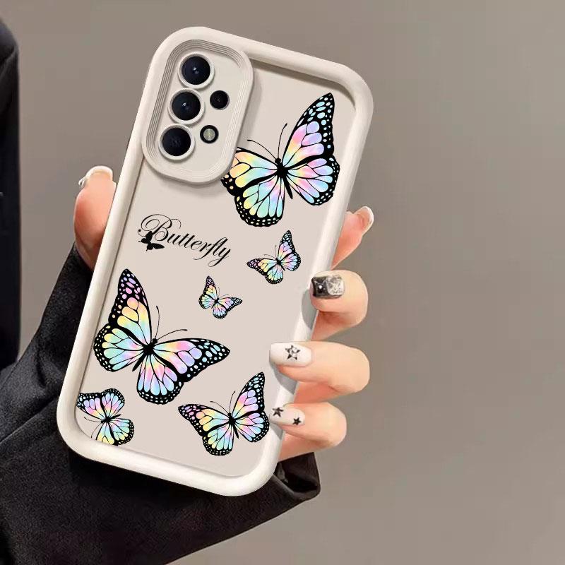Beautiful Butterfly Case For Samsung Galaxy A55 5G Case A35 A13 A54 A53 A52 A34 A33 A32 A21S A14 A23 A24 A12 A51 A71 Phone Cover