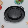 Non-stick Coating Korean Grill Pan Oil-drain Groove Roast Meat Pan Durable Barbecue Plate  Picnic