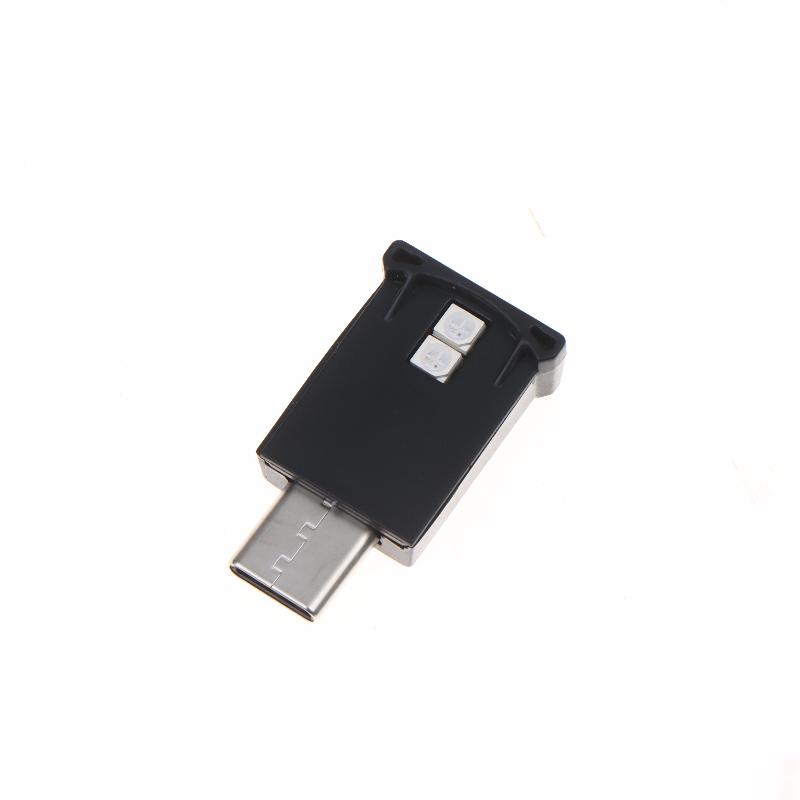 RGB USB-C Атмосферная подсветка с Posensitive Control Автоматическое Вкл/Выкл Светодиодная Ночная Лампа для Салона Автомобиля Аксессуары