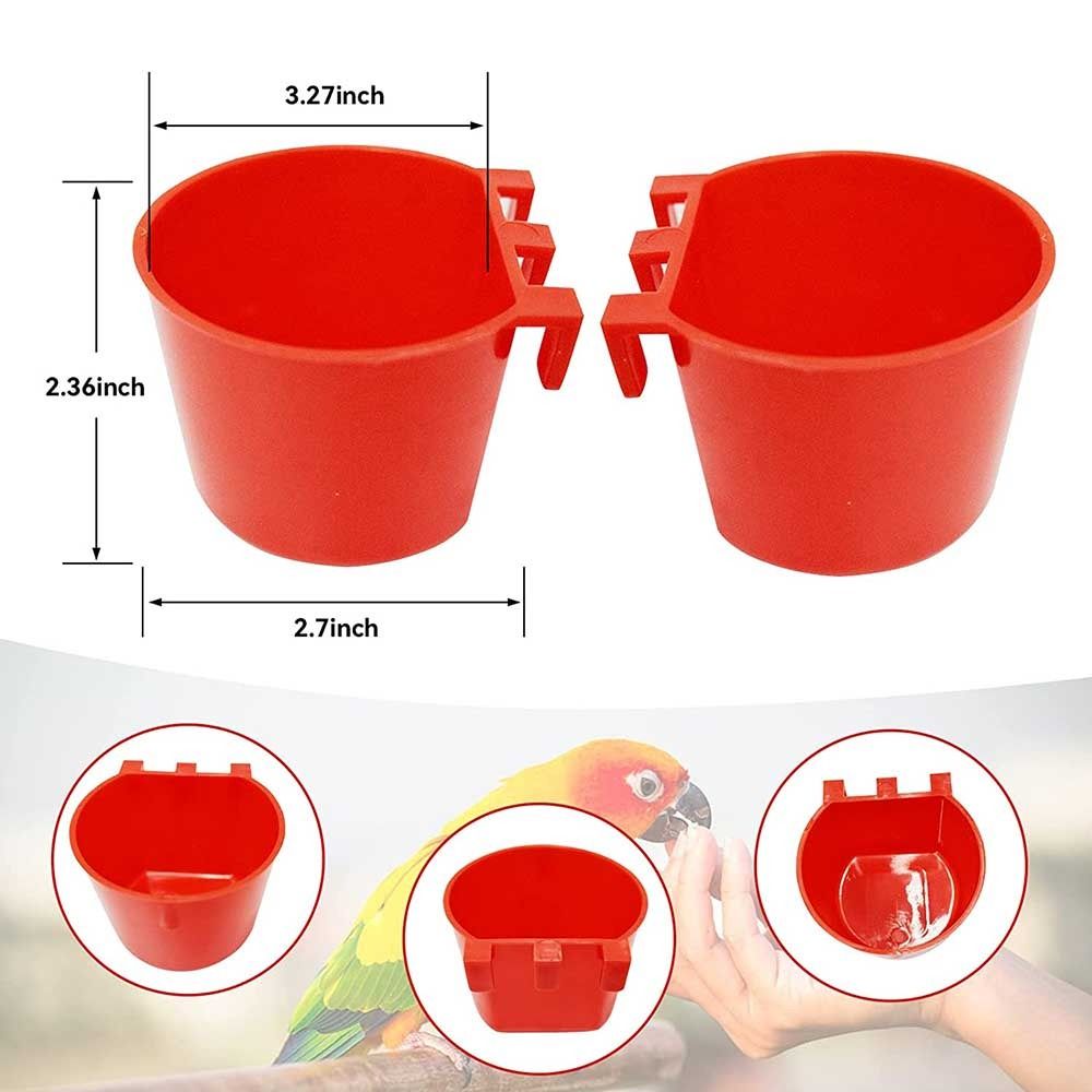 Universal Hanging Chicken Feeding Food Cup Feeder Cups Bird Feeders Pet Supplies