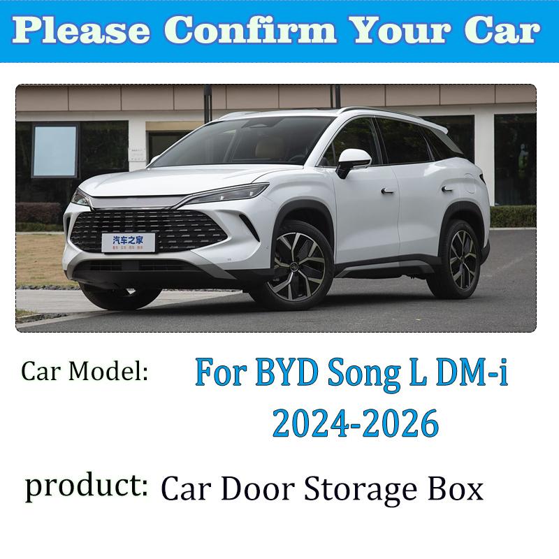 Органайзер для хранения в двери автомобиля для BYD Song L D Mi Аксессуары 2024 2025 2026 Карман-органайзер в slot двери Водонепроницаемый Bodykit