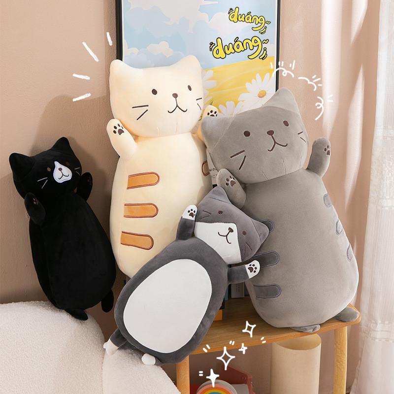 Plush Cat Plush Toy Pillow With Soft Pp Cotton For Comfort And Sleep