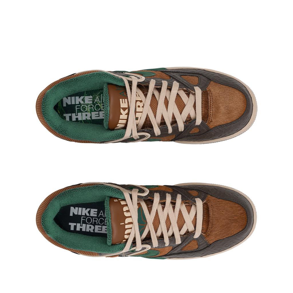 Nigo x Nike Air Force 3 Low Baroque Brown Fir Унисекс Кроссовки Конопля Пекан HQ0260-201