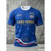 2026 Cape Verde Football Team Jersey Short Sleeve T-Shirt Sport Shirt Full Pattern Women's T-Shirt Top Harajuku