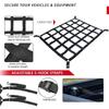 Durable Woven Material Cargo Isolation Net Wear Resistance Rear Cargo Net  Driving Safety