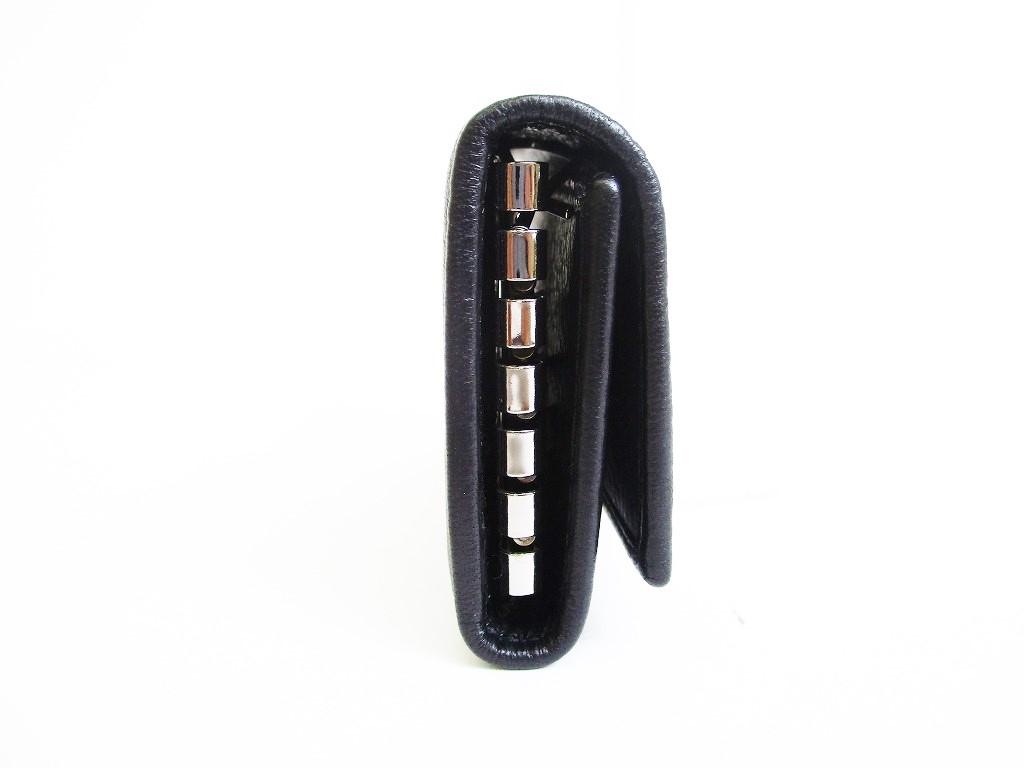 Оригинальные чехлы для ключей GUCCI Black Leather 6 Pics #7421, восстановленные