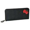 [Hello Kitty] [Hello Kitty] Wallet, Long Wallet, Round Zipper, Ribbon, Women's 12160 (Black)