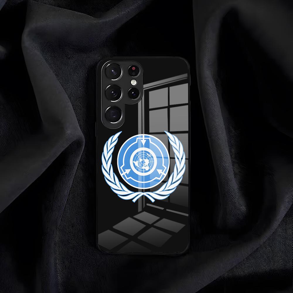 Чехол для телефона SCP Foundation для Samsung S26 S25 Edge S24 S23 S22 S21 S20 Ultra Plus FE Стеклянная крышка