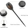 1/2/4/8PCS Outdoor Solar Torch IP65 Waterproof 12 LED Solar Light Flame Realistic for Use In Courtyards Gardens Grasslands