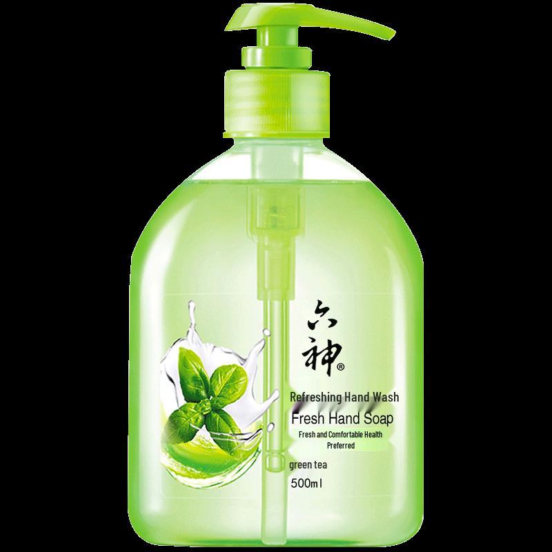 Liu Shen Green Tea Refreshing Hand Soap - 5x500ml Pack