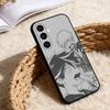 Аниме Kemono Jihen Крутой чехол для телефона Samsung Galaxy A20, 21s, 22, 31, 32, 52, 53, 72, 73, 80, 91 Мягкий черный корпус