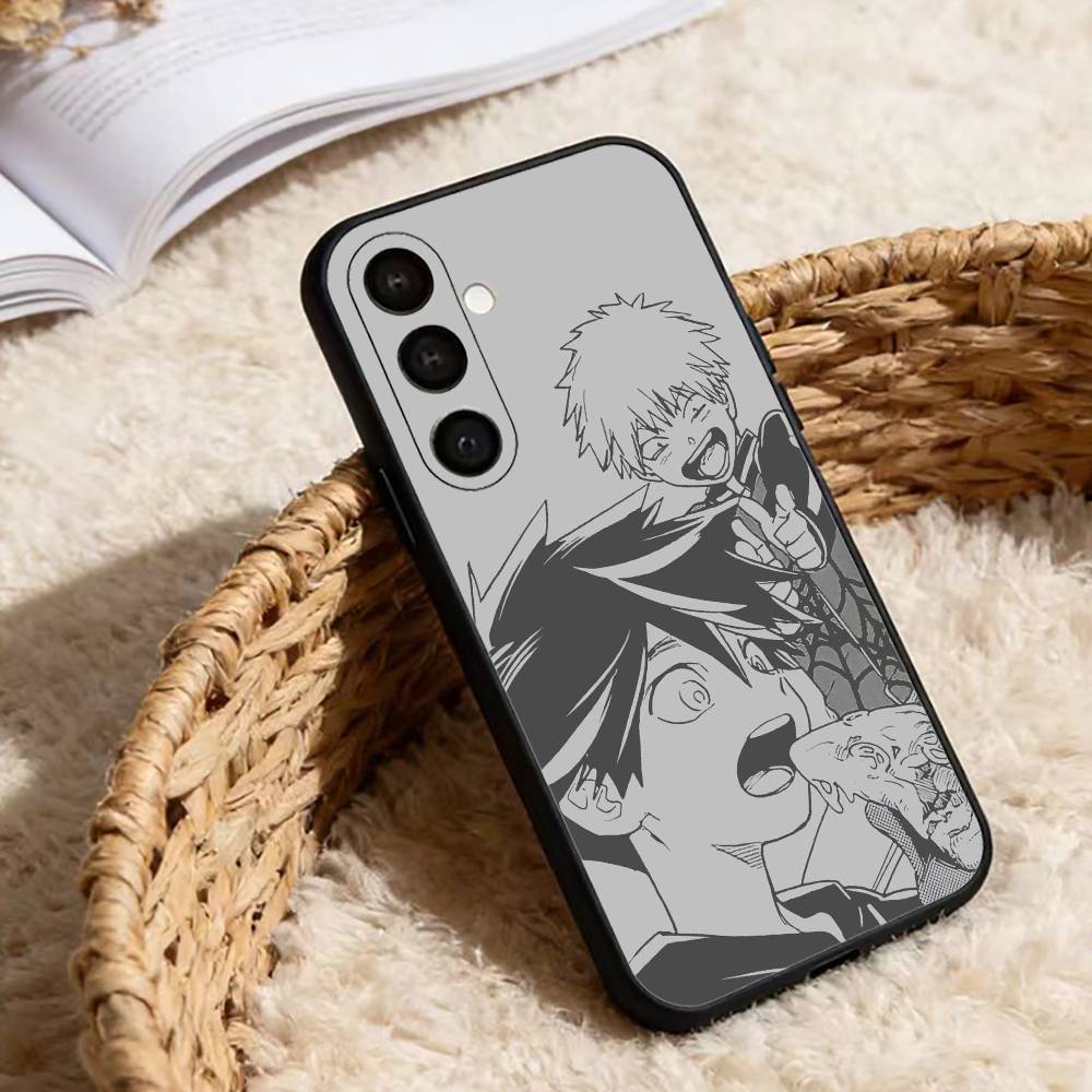 Аниме Kemono Jihen Крутой чехол для телефона Samsung Galaxy A20, 21s, 22, 31, 32, 52, 53, 72, 73, 80, 91 Мягкий черный корпус