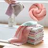 1Pcs Home Dishcloth Microfiber Kitchen Super Absorbent Practical Cleaning Household Soft
