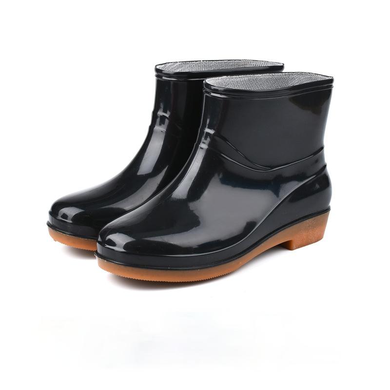 Резиновые сапоги женские низкие нескользящие кухонные дождевые туфли водные сапоги женские резиновые сапоги садовые галоши резиновые сапоги короткие сапоги