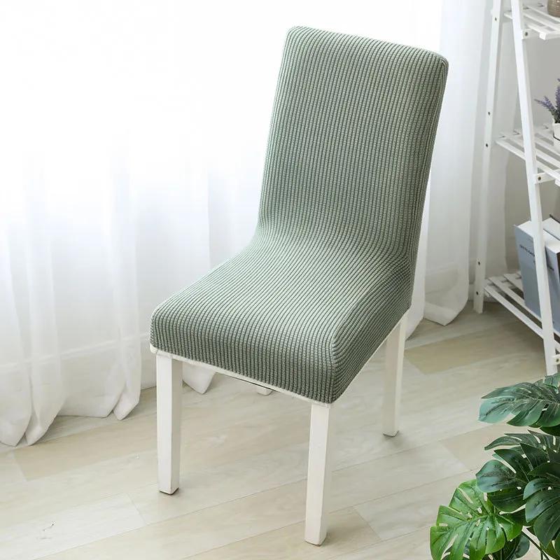 Universal Elastic Chair Cover Polar Fleece Non Slip Integrated Chair Covers Polyester Dining Table Seat Cushion YYFA911