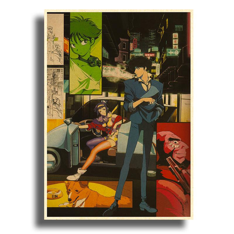 Cowboy Bebop Wall Decor Poster Wall Art Picture Wall Decor Canvas Painting Living Room Home Decoration Print Room Decor