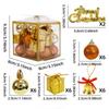 26/32PCS Mixed Pattern Christmas Hanging Decoration Xmas Ball Bell Drop Ornaments  Party Supplies