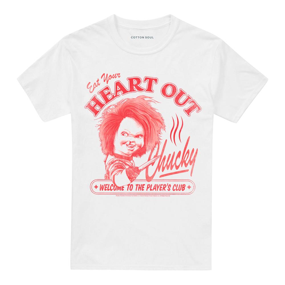 Chucky Unisex Adult Eat Your Heart Out T-Shirt