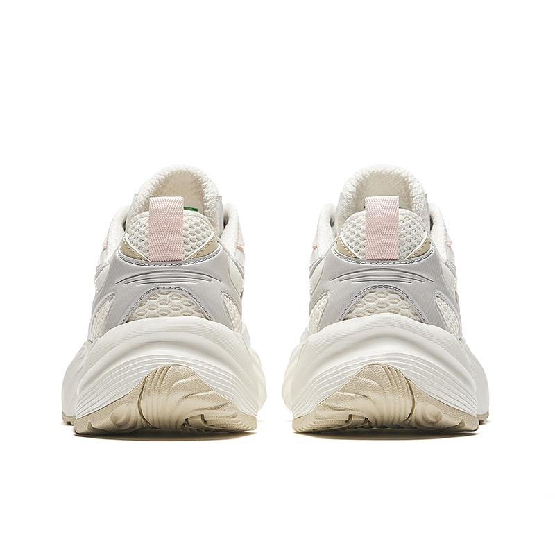 Anta Обувь Bear Shoes, модная толстая подошва, увеличивающая рост, легкая повседневная обувь с низким верхом, женская повседневная обувь, белый серый цвет 922438809-5