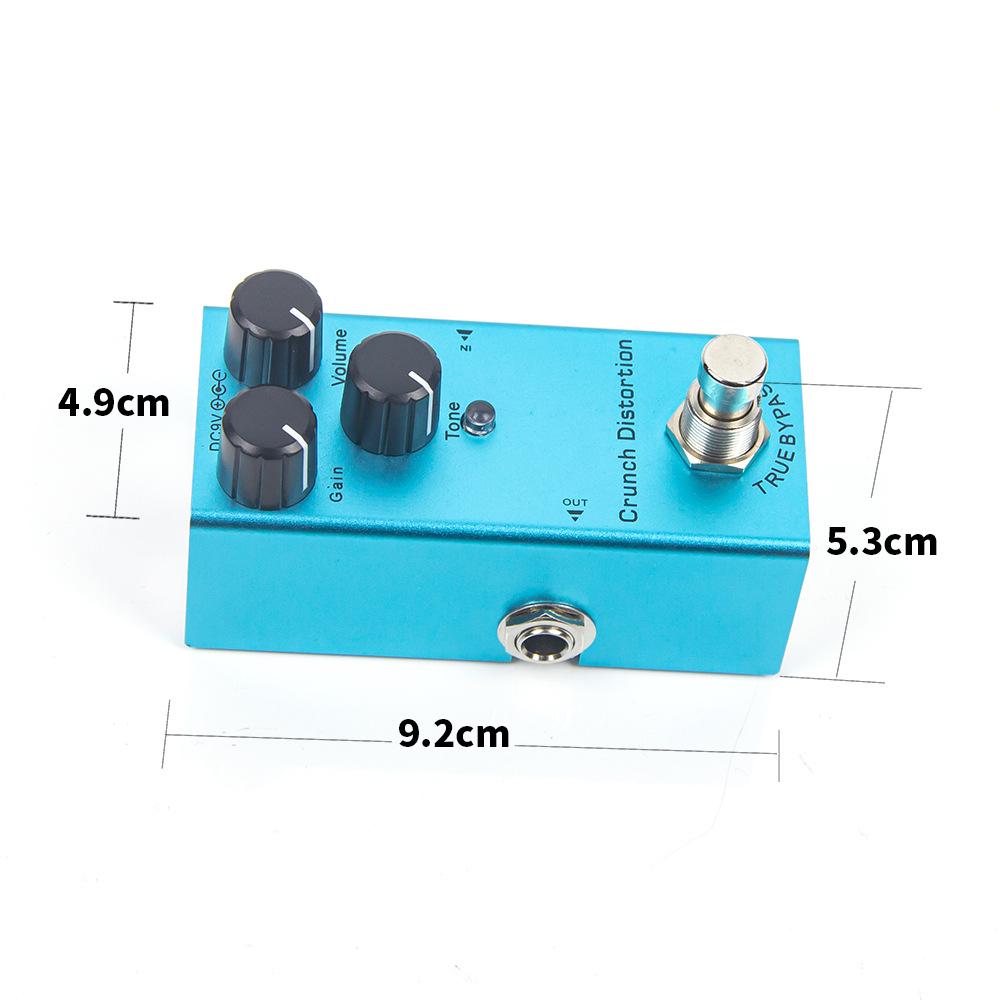 Electric Guitar Distortion & Reverb Effects Pedal