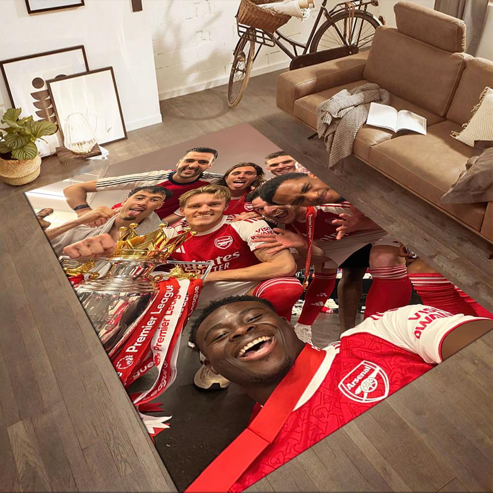 Arsenal Area Rug Design for Kitchen Bedrooms Dormitory Living Rooms Antislip Carpet Office home decor Perfect Gift for Friends & Family