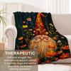 GUOYU Blanket Gnome Blanket for Women Adults Flannel Blankets Gifts Gnome  Flower Design  Soft Cozy Throw for Sofa Couch Living Room
