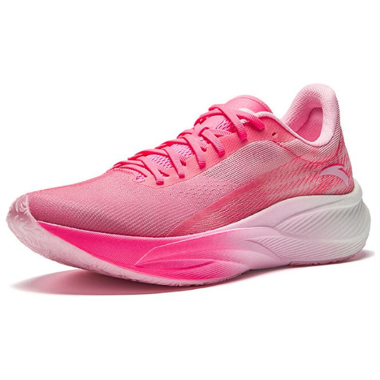 Anta C202 5 Fabric Slip Resistant Abrasion Resistant Low top Carbon Plate Marathon Sprint Running Shoes Men's Red 912445595-2