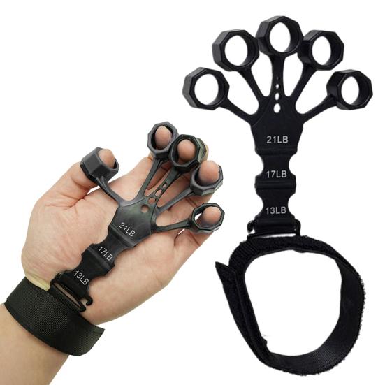 Эспандер для пальцев 13-21 фунтов сопротивления, регулируемый, тренажер для растяжки пальцев, для гибкости пальцев, для физического восстановления, тренажер для силы хвата