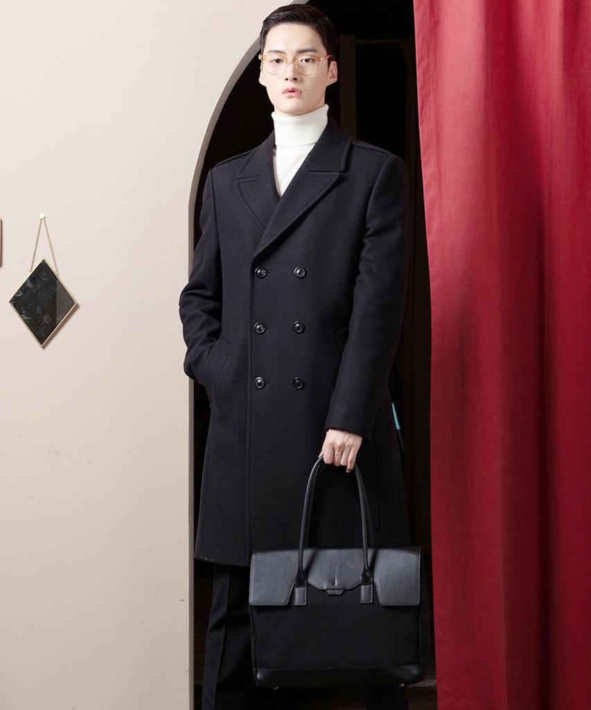 Bedford11Th Polygon Large Flap Tote [Black]