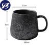 Vintage Coffee Mug Unique Japanese Retro Ceramic Cup Kiln Change Clay Breakfast Cup 380ML