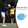 Removable Golf Ball Marker Magnetic Golf Cap Clips Portable Golf Hat Clip  For Golfers