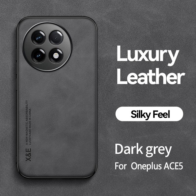 Для OnePlus ACE 2 Pro 5 3V Роскошный чехол из овчины для OnePlus 13 12 11 10T с магнитной адсорбцией чехол для телефона